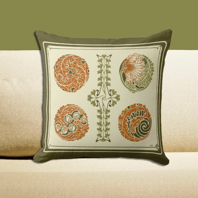 Cojín Decorativo Resumen Art Decó Guapo Salto La Naturaleza Diseño (Subido por el creador)