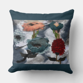 Cojín Decorativo Resumen Art Watercolor Floral