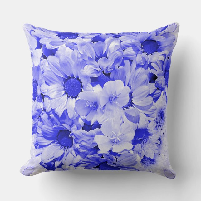 Cojín Decorativo Resumen Arte floral de girasol Imprimir (Anverso)