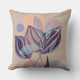 Cojín Decorativo Resumen botánico moderno