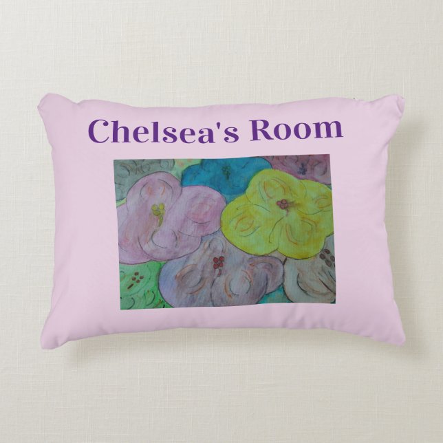 Cojín Decorativo Resumen Colchón decorativo floral de verano (Anverso)