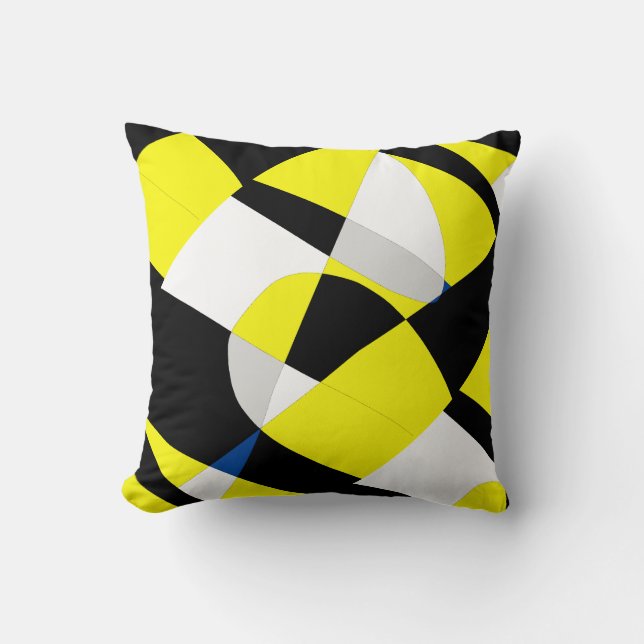 Cojín Decorativo Resumen De Arte Pintando Un Cuchillo De Una Especi (Anverso)