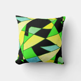 Cojín Decorativo Resumen De Arte Pintando Un Cuchillo De Una Especi