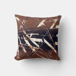 Cojín Decorativo Resumen de Brown a Black