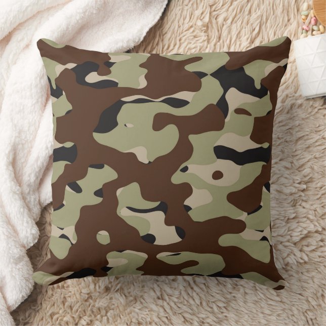 Cojín Decorativo resumen de camuflaje 2 (Manta)