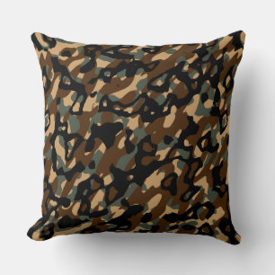 Cojín Decorativo Resumen de camuflaje 6