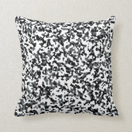 Cojín Decorativo Resumen de camuflaje de nieve