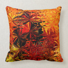 Cojín Decorativo Resumen de colores de otoño en negrita