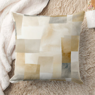 Cojín Decorativo Resumen de Cream Brown de moda