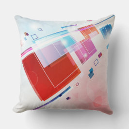 Cojín decorativo Resumen de cuadrados