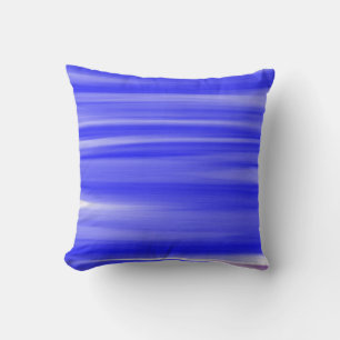 Cojín Decorativo Resumen de diseño de arte de pintura azul