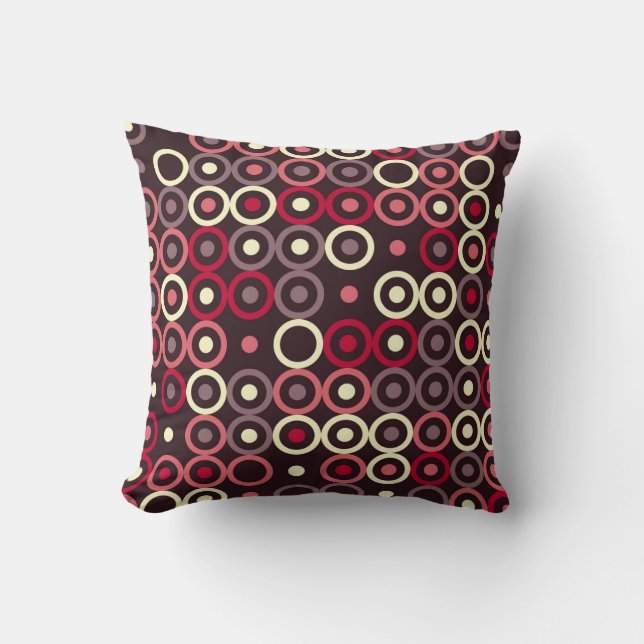 Cojín Decorativo Resumen de diseño de patrones geométricos, arte, g (Anverso)