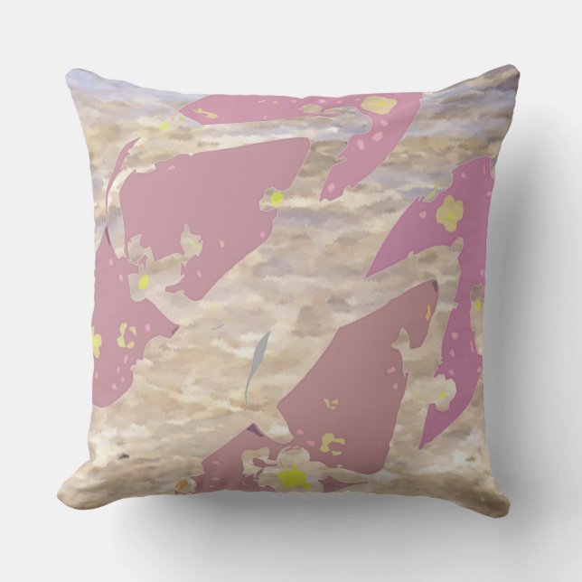 Cojín Decorativo Resumen de Flip Flops (Anverso)