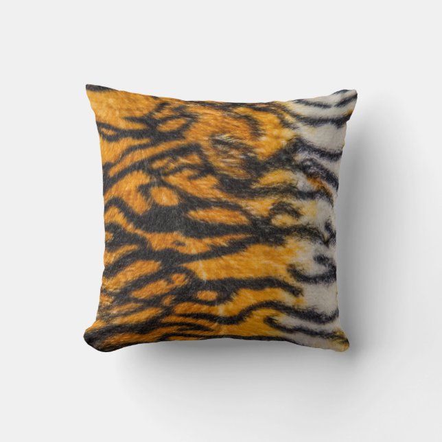 Cojín Decorativo Resumen de fondo con patrones de tigre, animal, as (Anverso)