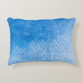 Cojín Decorativo Resumen de fondo de color azul acuático. Hecha a m