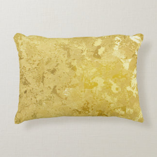 Cojín Decorativo Resumen de fondo de textura gruesa de oro