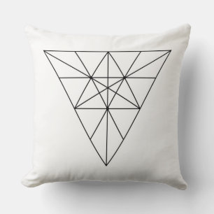 Cojín Decorativo Resumen de geometría sagrada Minimalista moderna
