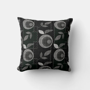 Cojín Decorativo Resumen de hojas de manzana modernas