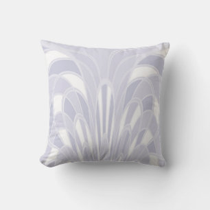 Cojín Decorativo Resumen de hongos - Art Deco - Lavender