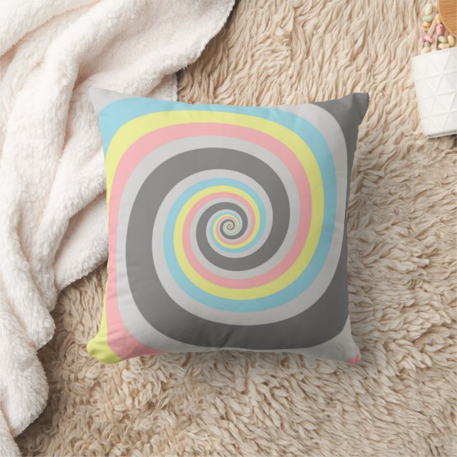 Cojín Decorativo Resumen de la bandera del Orgullo Demiflux (Manta)