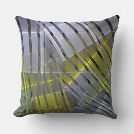 Cojín Decorativo Resumen de la decoración de rayas geométricas