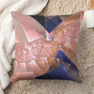 Cojín Decorativo Resumen de la decoración fractal texturada geométr