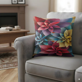 Cojín Decorativo Resumen de las flores