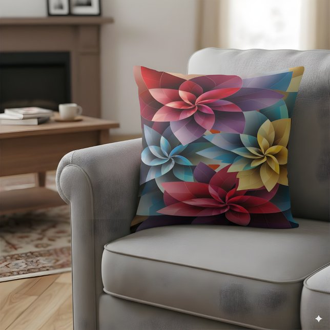 Cojín Decorativo Resumen de las flores (Subido por el creador)