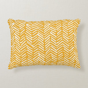 Cojín Decorativo Resumen de líneas dibujadas a mano, textura hipste