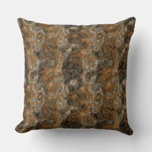 Cojín Decorativo Resumen de oliva dorada