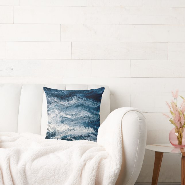 Cojín Decorativo Resumen de Sky Blue (Sofá)