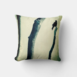 Cojín Decorativo Resumen de Woodland Crow