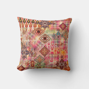Cojín Decorativo Resumen digital étnico Patrón sin problemas