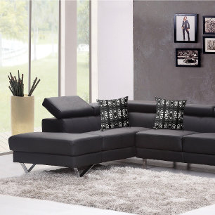 Cojín Decorativo Resumen drástico moderno en blanco y negro