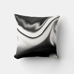 Cojín Decorativo Resumen en blanco y negro