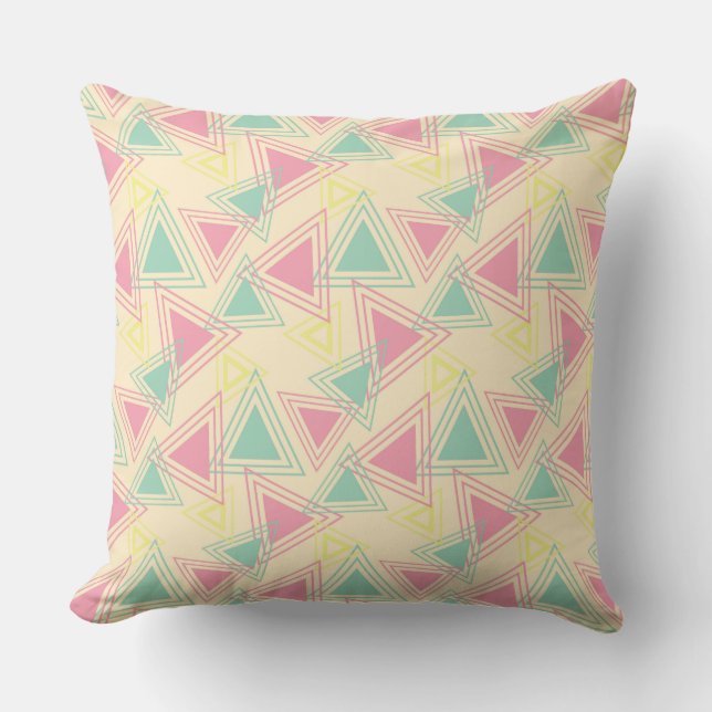 Cojín Decorativo Resumen feliz (Anverso)