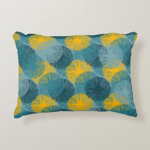 Cojín Decorativo Resumen Ikat y el estilo boho de la tela artesanal