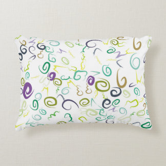 Cojín Decorativo Resumen manual de patrones sin fisuras, abstracto,