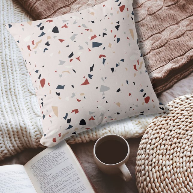 Cojín Decorativo Resumen moderno Patrón Terrazzo de mediados del si (In situ)