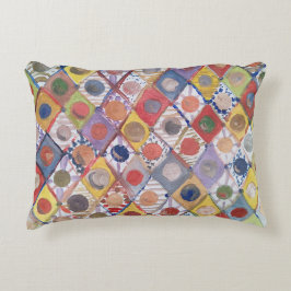 Cojín Decorativo Resumen no 4 jugar como niños Pintura