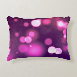 Cojín Decorativo Resumen Orbs Diseño Fiesta Pink/Purple Whimsical