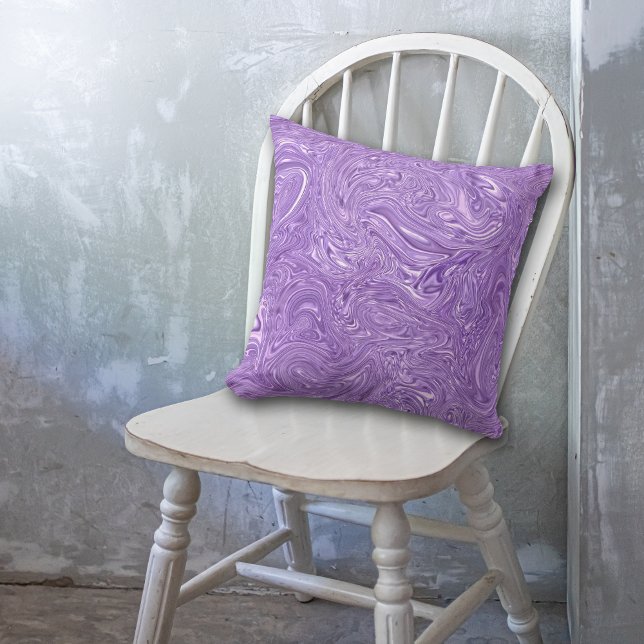 Cojín Decorativo Resumen Paint Wet Purple (Subido por el creador)