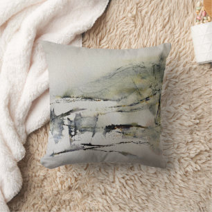 Cojín Decorativo Resumen Paisaje de colores otoñales 2