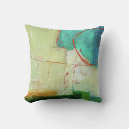 Cojín Decorativo Resumen Patrón elegante de pintura de color mezcla