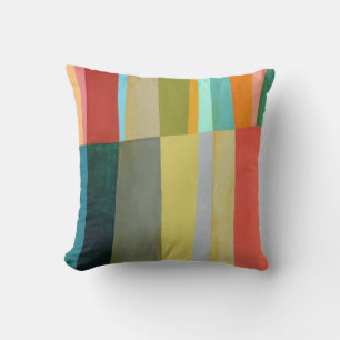 Cojín Decorativo Resumen Patrón elegante de pintura de color mezcla