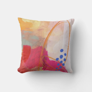 Cojín Decorativo Resumen Patrón elegante de pintura de color mezcla