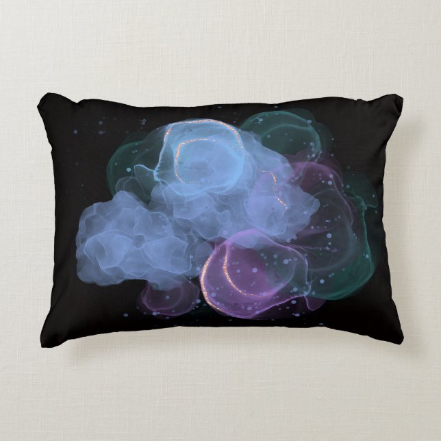 Cojín Decorativo Resumen Pilar del flujo de energía cósmica (Anverso)