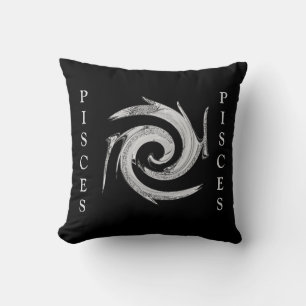 Cojín Decorativo Resumen Pisos Pescado Zodiac Mojo Pillow
