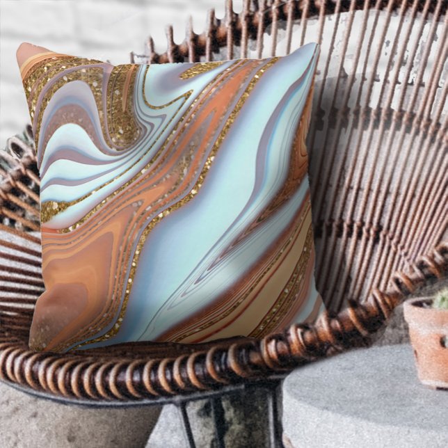 Cojín Decorativo Resumen Purpurina Strata Southwestern ID903 (Subido por el creador)