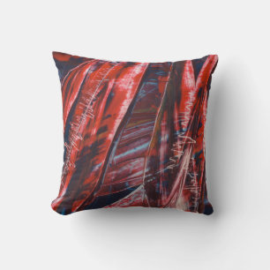 Cojín Decorativo Resumen rojo y azul